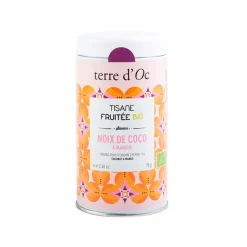 Fabrique de Styles Tisane fruitée bio saveur noix de coco et mangue 70g* Cafés, Thés Et Infusions