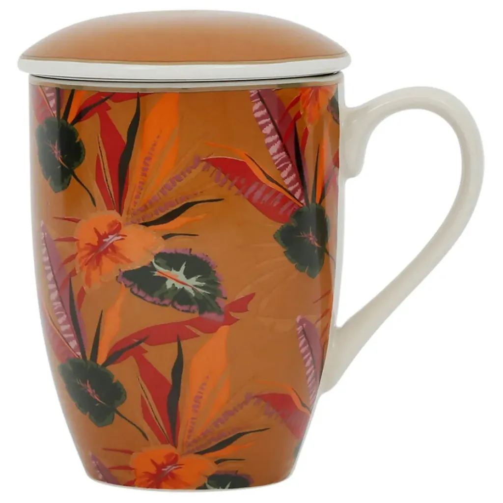 Fabrique de Styles Tisanière en céramique avec filtre 37.5cl - Palmera* Tasses Et Mugs