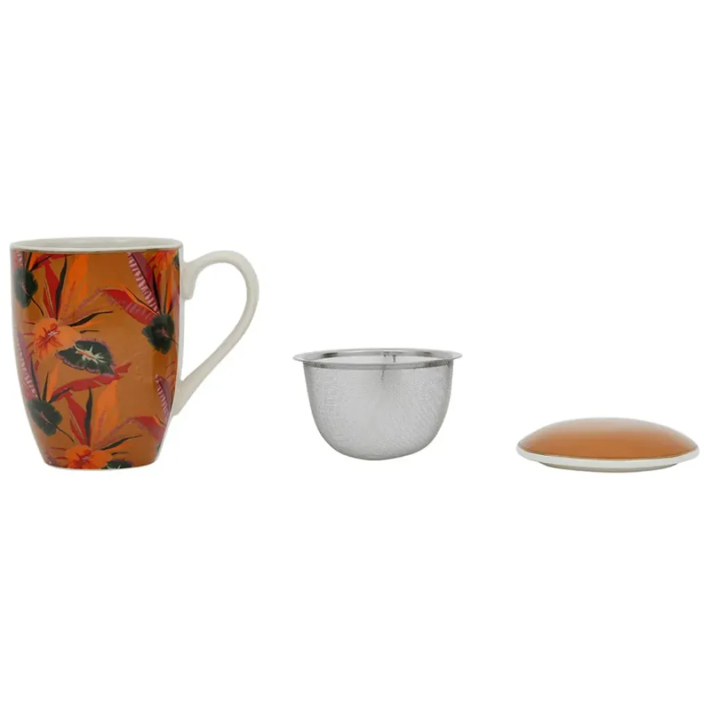 Fabrique de Styles Tisanière en céramique avec filtre 37.5cl - Palmera* Tasses Et Mugs