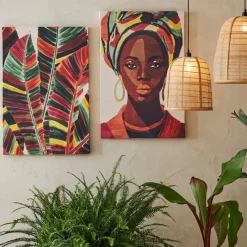 Fabrique de Styles Toile femme 60x90cm - Seguia* Tableaux Et Toiles