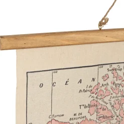 Fabrique de Styles Toile monde rose et orange* Tableaux Et Toiles