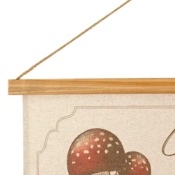 Fabrique de Styles Toile "encyclopédie champignon" 77x110cm* Tableaux Et Toiles