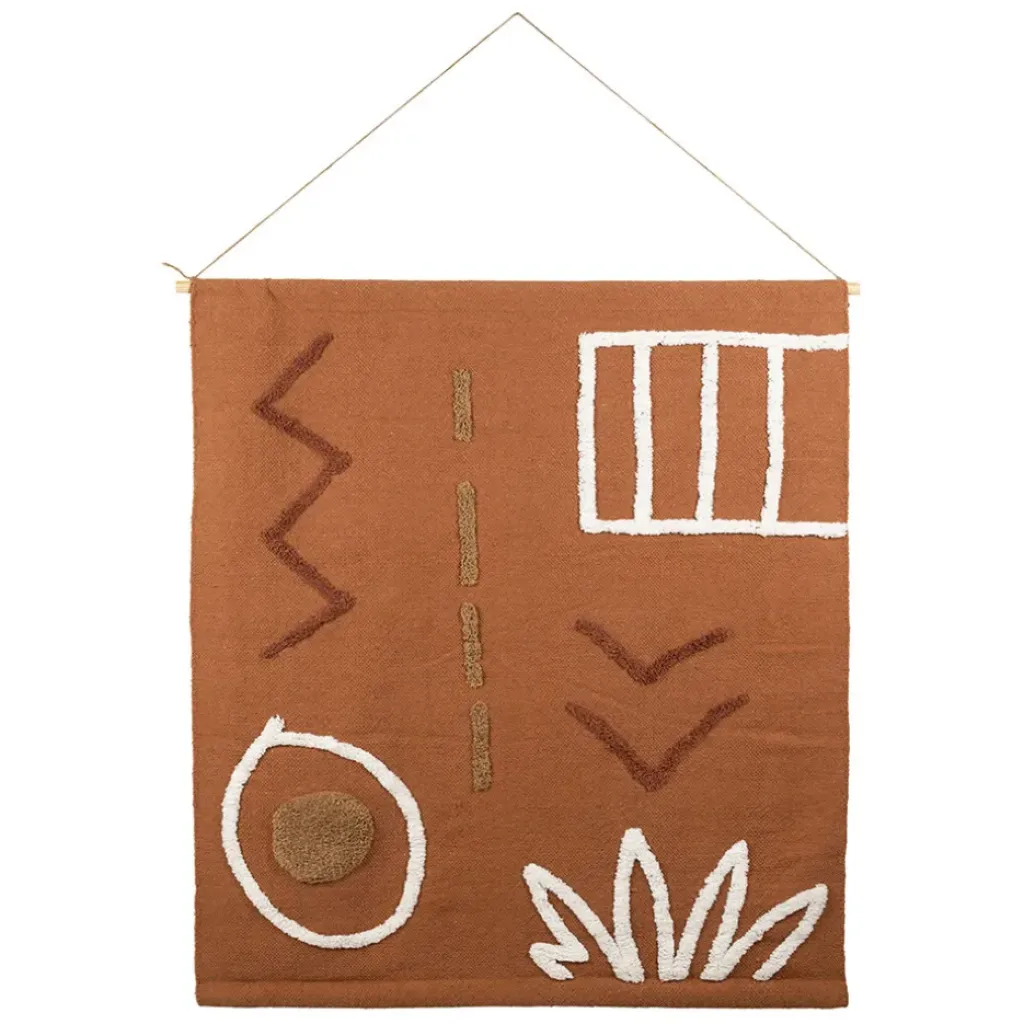 Fabrique de Styles Toile tufté en coton 120x110cm - Minimal* Tableaux Et Toiles