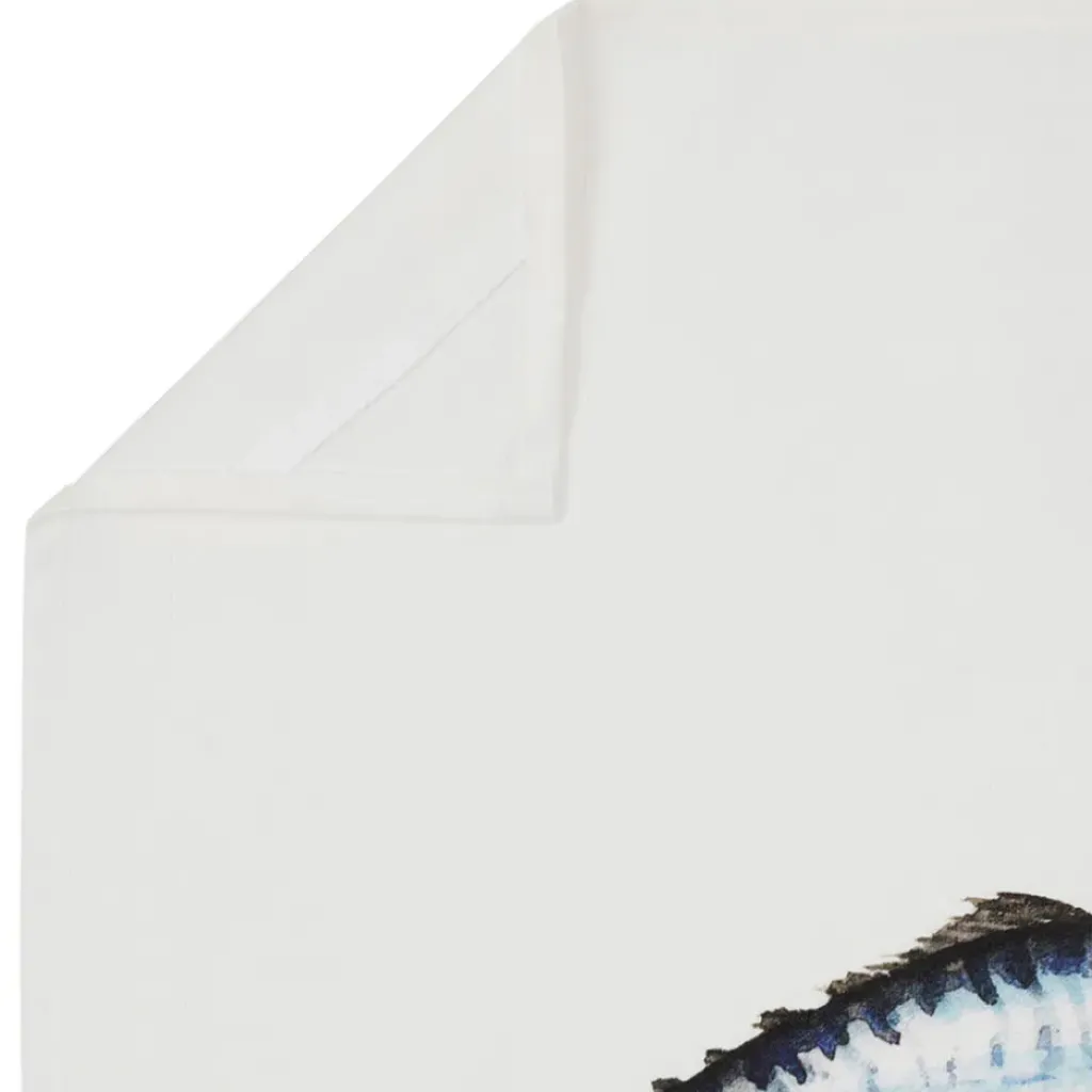 Fabrique de Styles Torchon en coton (x3) faune marine blanc et 50x70cm* Torchons, Tabliers Et Maniques