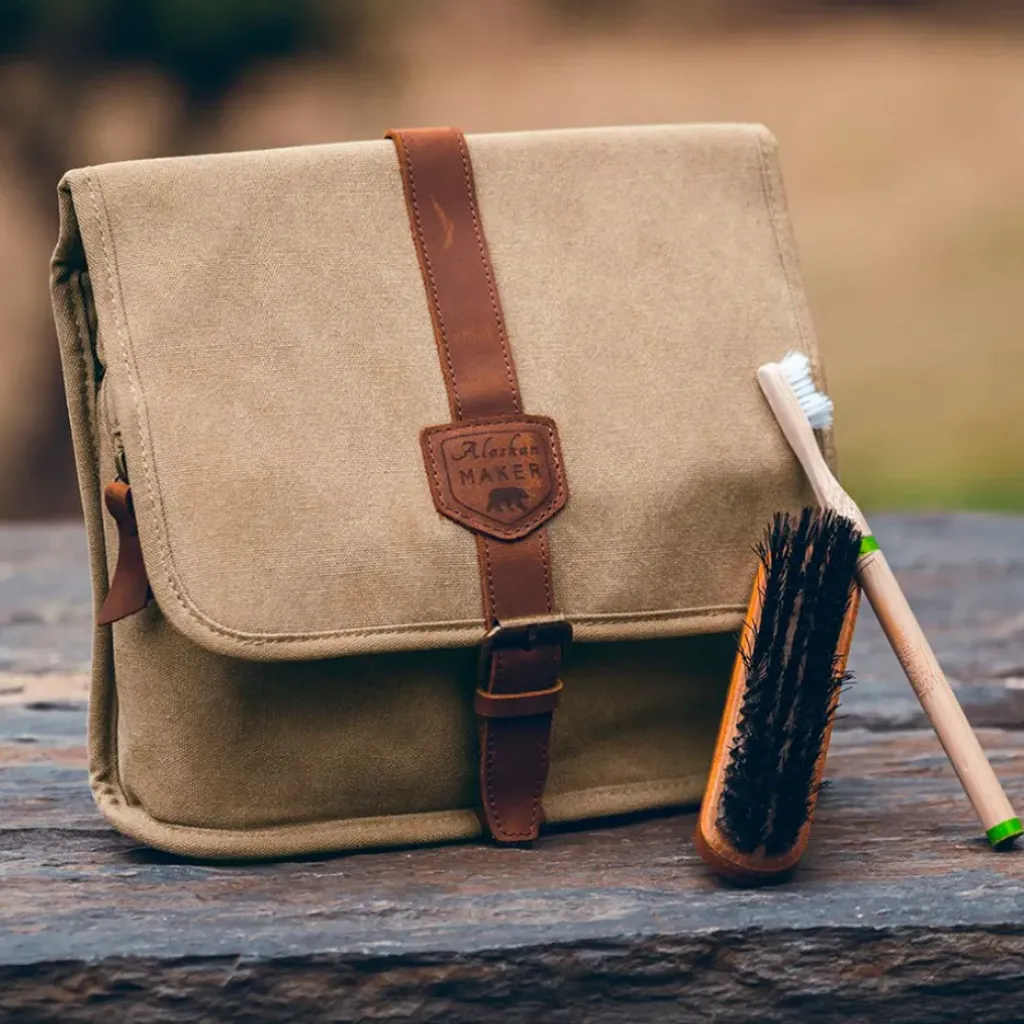 Fabrique de Styles Trousse de toilette couleur - Trappeur* Pochettes Et Housses