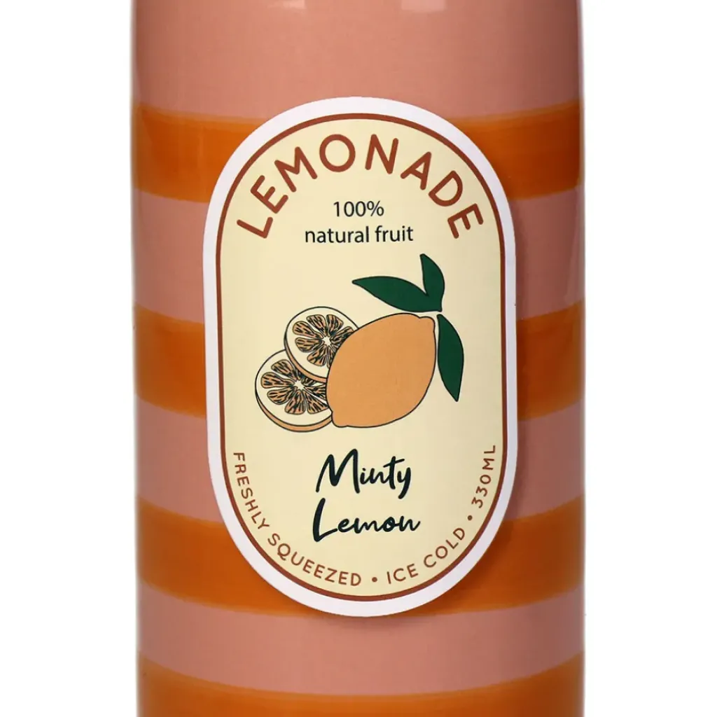 Fabrique de Styles Vase bouteille citron faïence fine d6.5xh24cm* Vases Et Soliflores