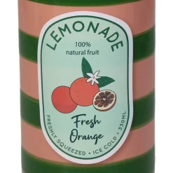 Fabrique de Styles Vase bouteille orange faïence fine d6.5xh24cm* Vases Et Soliflores