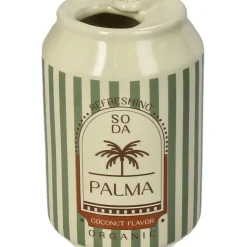 Fabrique de Styles Vase canette de soda en faïence vert h11cm* Vases Et Soliflores