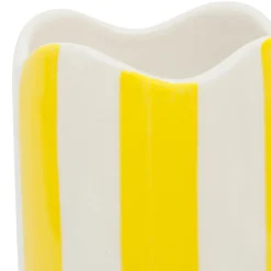 Fabrique de Styles Vase cylindrique en grès écru h23.5cm - Patchuca* Vases Et Soliflores