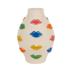 Fabrique de Styles Vase en porcelaine avce lèvres h21cm - Visage-Arty* Vases Et Soliflores