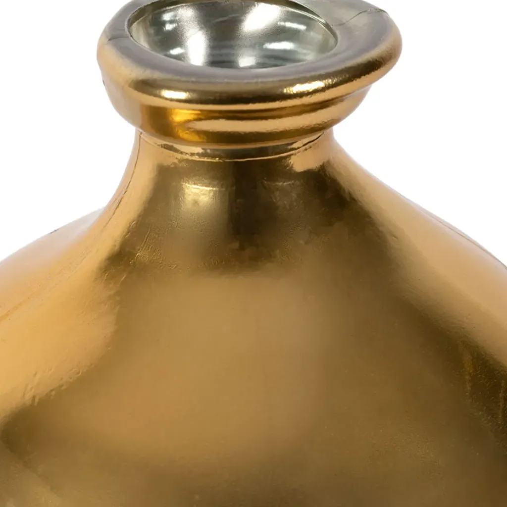 Fabrique de Styles Vase en verre recyclé sablé d16cm - Gali* Vases Et Soliflores