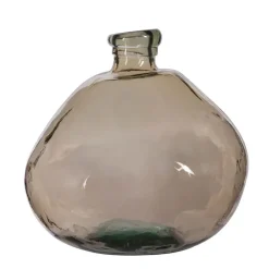 Fabrique de Styles Vase en verre recyclé sablé d33xh33.5cm - Simplicity* Vases Et Soliflores