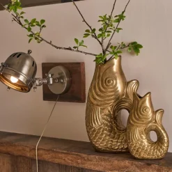 Fabrique de Styles Vase poisson en grès h19.5 cm - Mer* Vases Et Soliflores