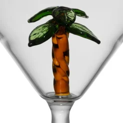 Fabrique de Styles Verre à cocktail palmier 25cl - Colorea* Verres À Alcool