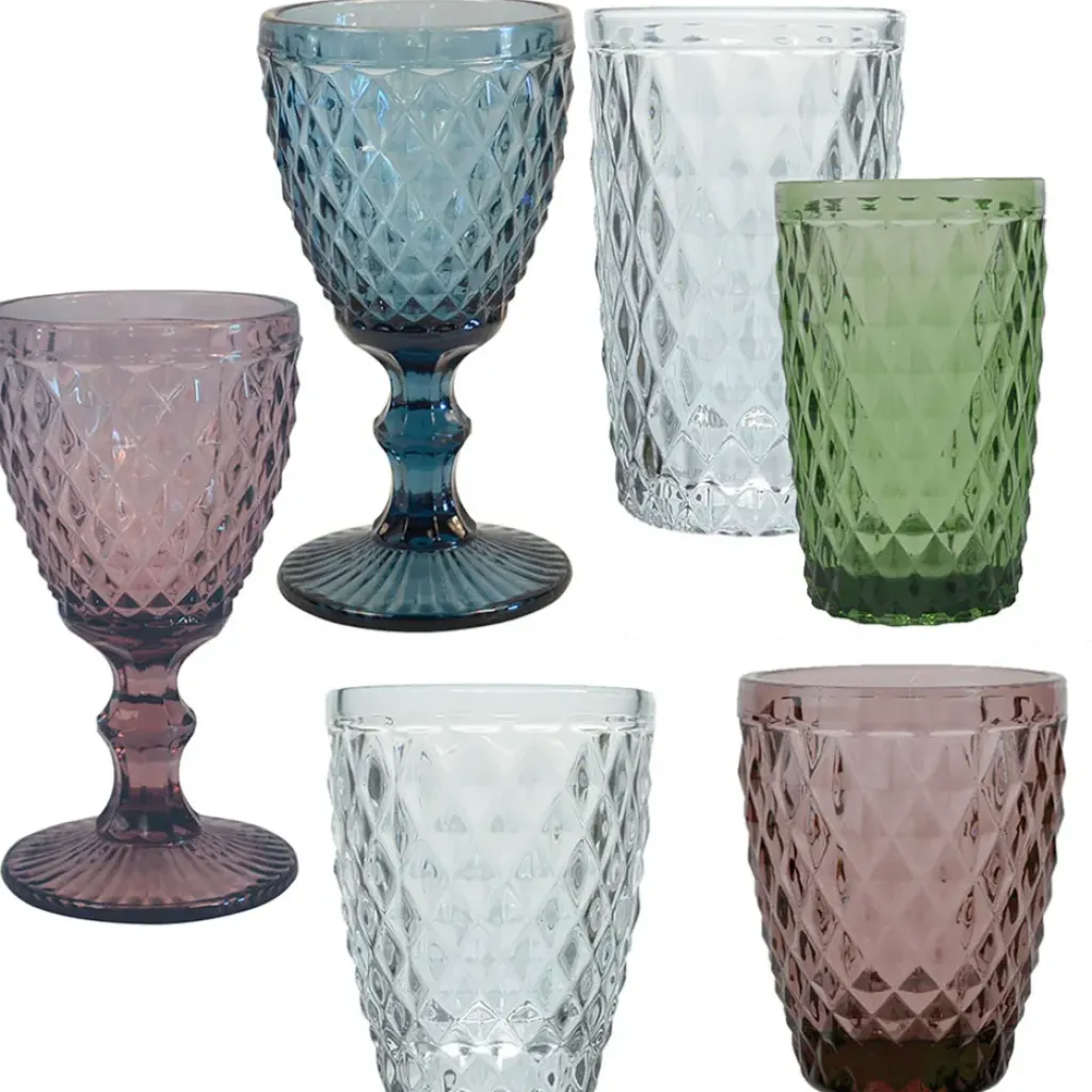 Fabrique de Styles Verre à pied 20cl poudre - Diamond* Verres À Vin
