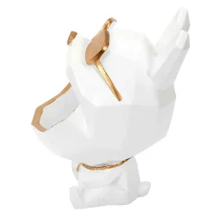 Fabrique de Styles Vide poche chien lunettes blanc* Petits Objets Déco