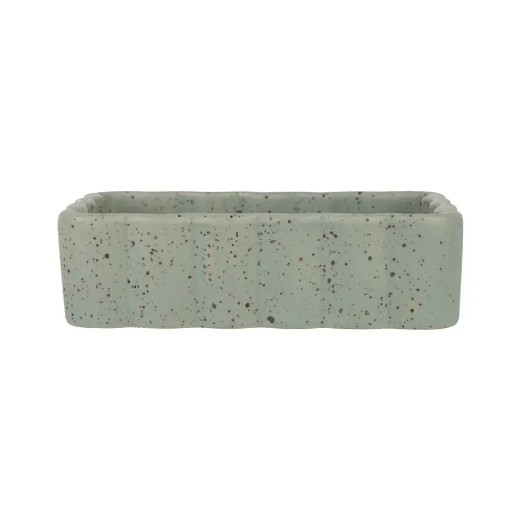 Fabrique de Styles Vide poche en grès moucheté 14x10cm - Aurore* Petits Objets Déco