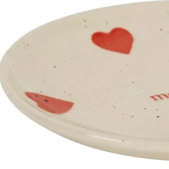 Fabrique de Styles Vide poche rond en grès moucheté d12cm - Famille* Petits Objets Déco