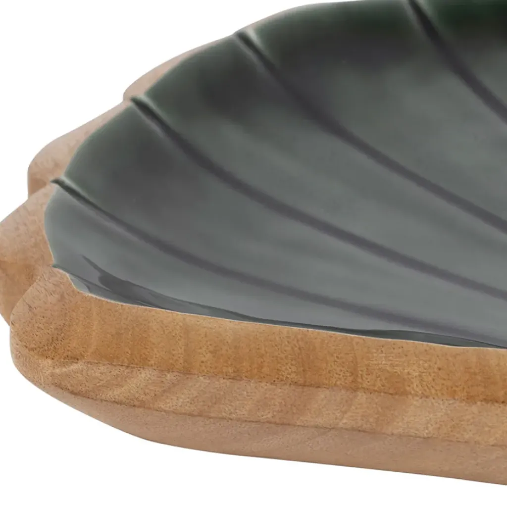 Fabrique de Styles Vide poche Saint-Jacques en manguier émeraude - Amarres* Petits Objets Déco