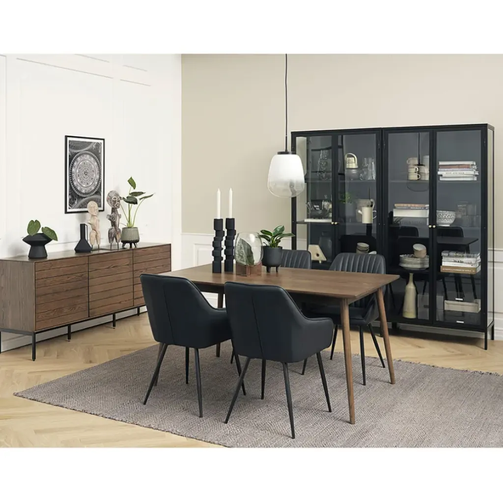 Fabrique de Styles Vitrine en métal 4 étagères h190cm - carmel* Buffets Et Vitrines